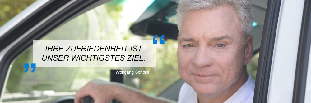 Hausmeister Wolfgang Scholle aus Mönchengladbach